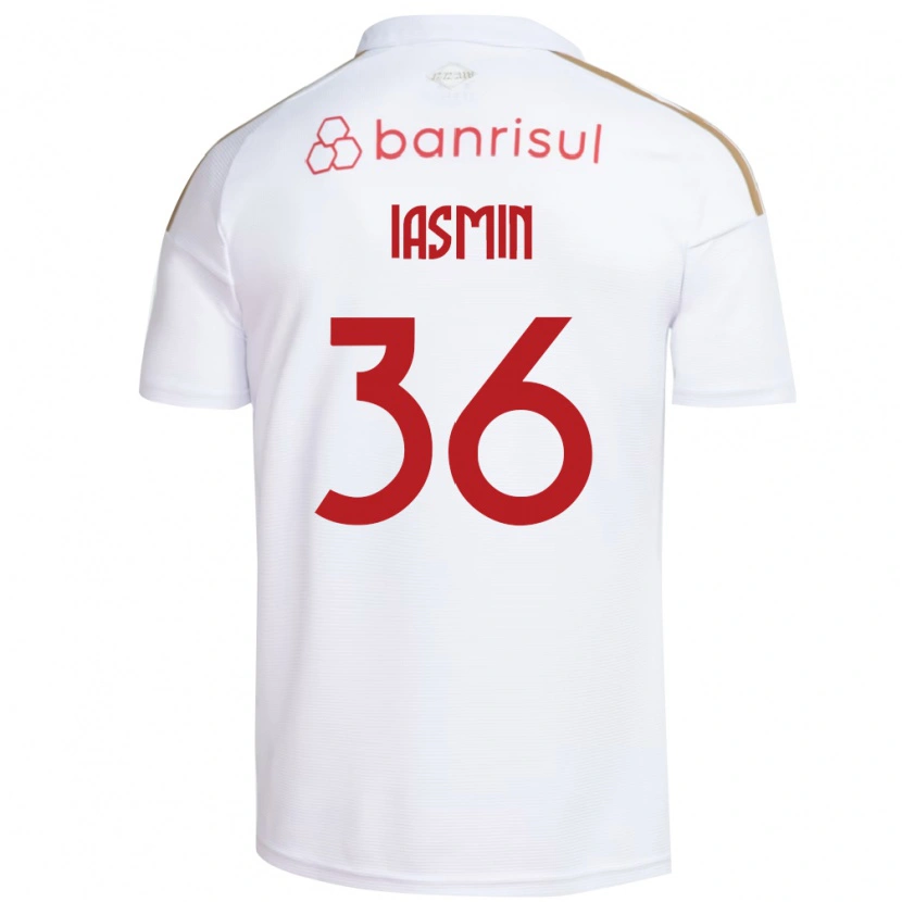 Danxen Kinder Iasmin #36 Weiß Rot Auswärtstrikot Trikot 2026/27 T-Shirt