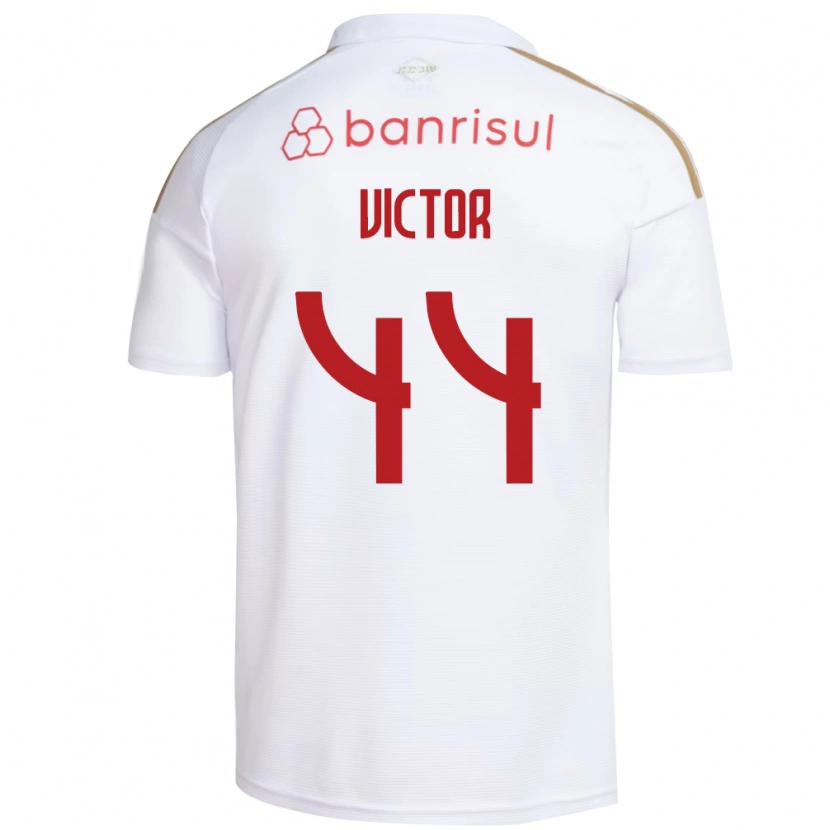 Danxen Kinder João Victor #44 Weiß Rot Auswärtstrikot Trikot 2026/27 T-Shirt
