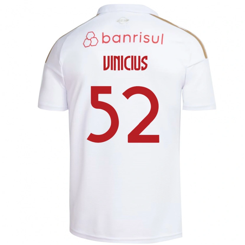 Danxen Kinder Gabriel Vinicius #52 Weiß Rot Auswärtstrikot Trikot 2026/27 T-Shirt