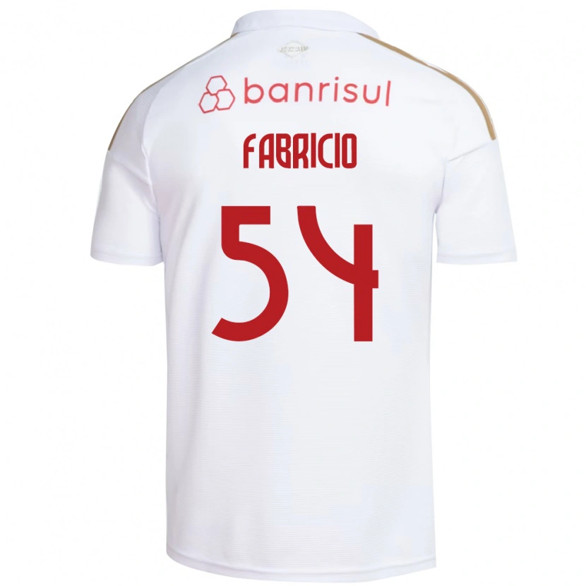 Danxen Kinder Fabricio Zechmeister Do Prado #54 Weiß Rot Auswärtstrikot Trikot 2026/27 T-Shirt