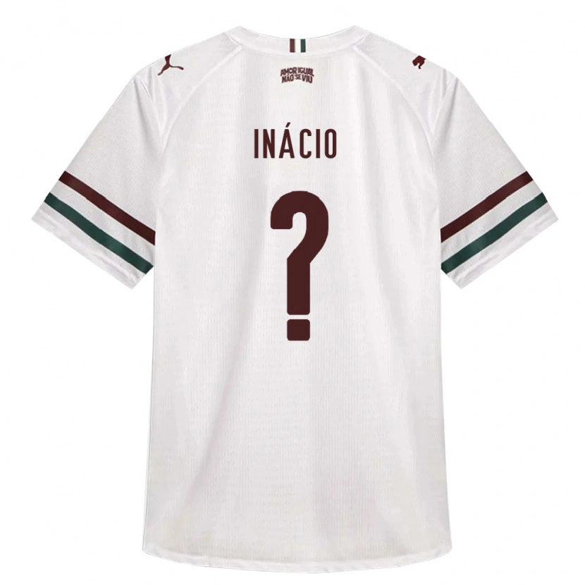 Danxen Kinder João Inácio #0 Weiß Grün Burgund Auswärtstrikot Trikot 2026/27 T-Shirt