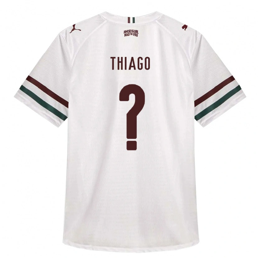 Danxen Kinder Thiago #0 Weiß Grün Burgund Auswärtstrikot Trikot 2026/27 T-Shirt