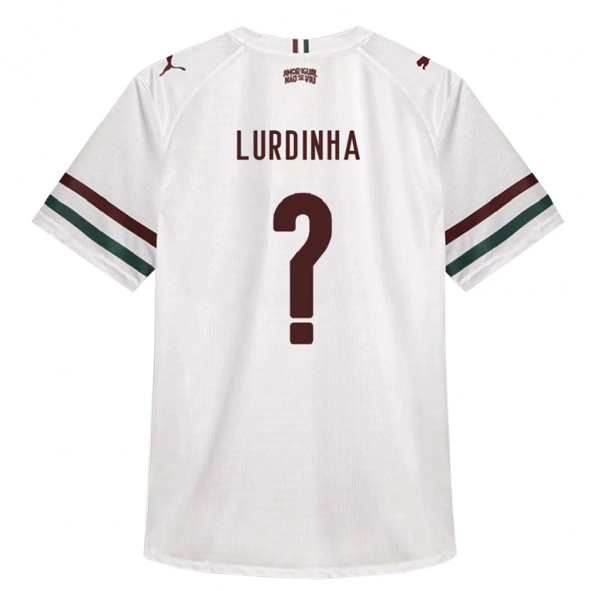 Danxen Kinder Lurdinha #0 Weiß Grün Burgund Auswärtstrikot Trikot 2026/27 T-Shirt