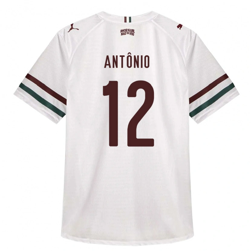Danxen Kinder Pedro Antônio #12 Weiß Grün Burgund Auswärtstrikot Trikot 2026/27 T-Shirt