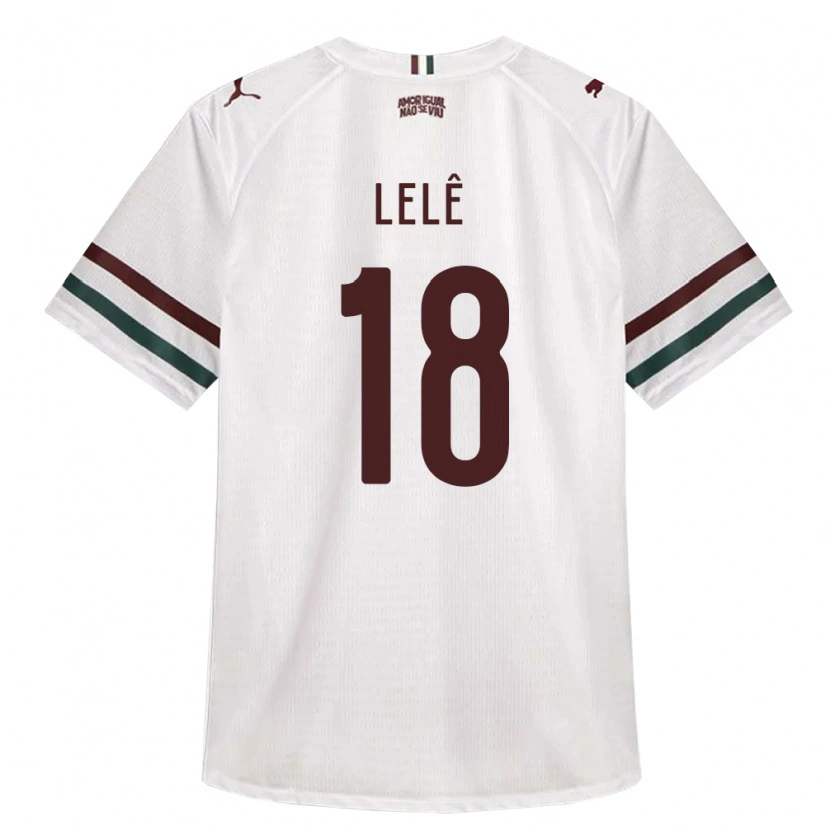 Danxen Kinder Lelê #18 Weiß Grün Burgund Auswärtstrikot Trikot 2026/27 T-Shirt