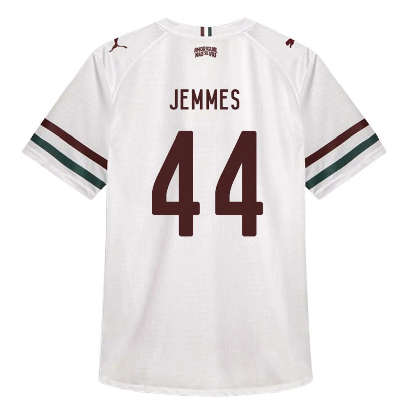 Danxen Kinder Jemmes Bruno Ribeiro Da Silva #44 Weiß Grün Burgund Auswärtstrikot Trikot 2026/27 T-Shirt