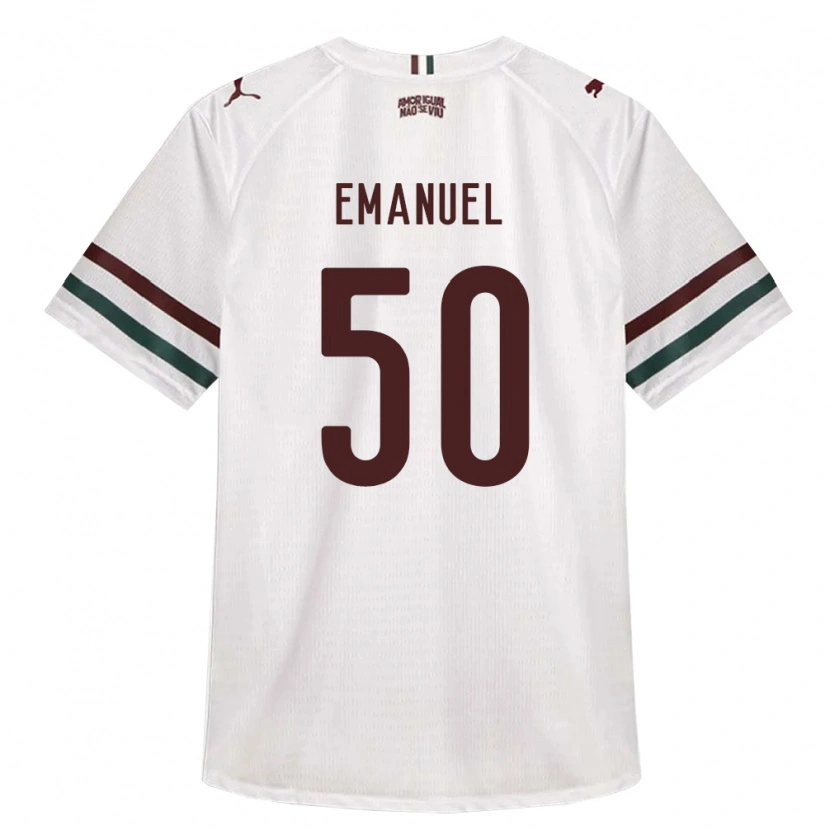 Danxen Kinder Lucas Emanuel #50 Weiß Grün Burgund Auswärtstrikot Trikot 2026/27 T-Shirt