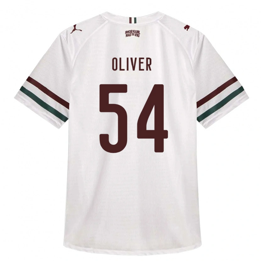 Danxen Kinder Oliver Martins #54 Weiß Grün Burgund Auswärtstrikot Trikot 2026/27 T-Shirt