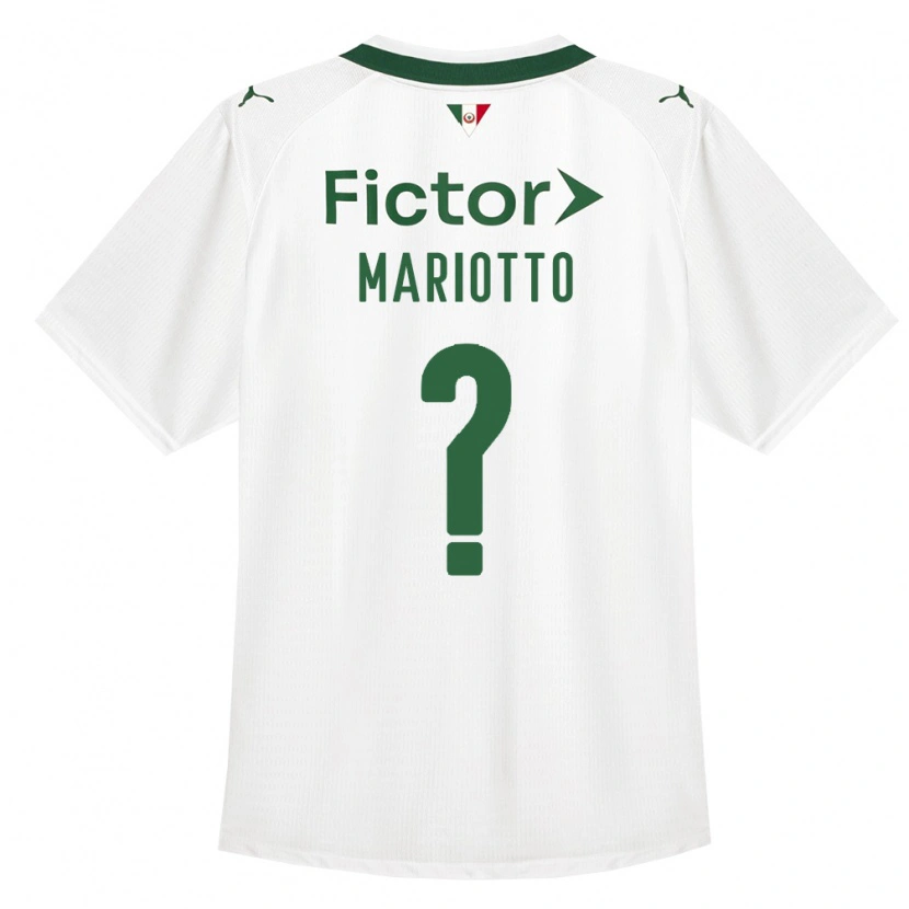 Danxen Kinder Eduardo Mariotto #0 Grün Weiß Auswärtstrikot Trikot 2026/27 T-Shirt