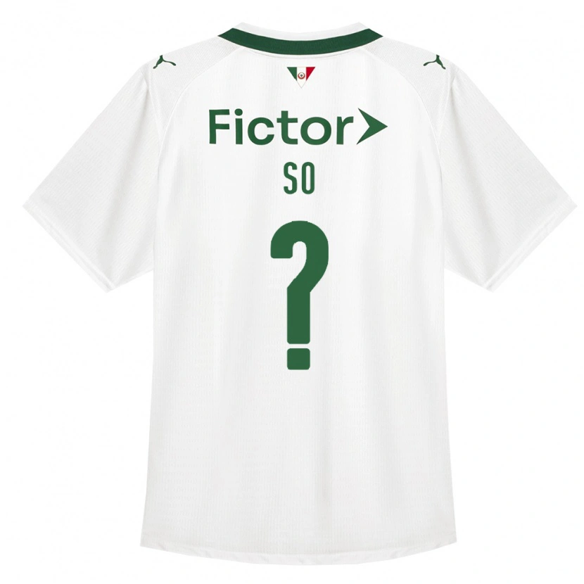Danxen Kinder Fábio Só #0 Grün Weiß Auswärtstrikot Trikot 2026/27 T-Shirt