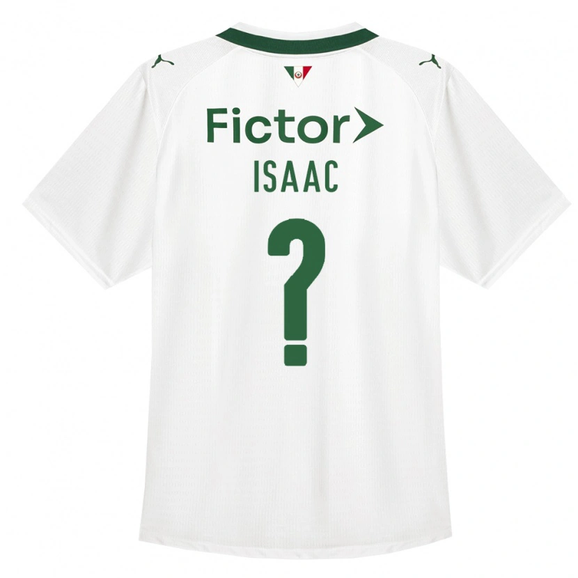 Danxen Kinder Isaac Farias Dos Santos #0 Grün Weiß Auswärtstrikot Trikot 2026/27 T-Shirt