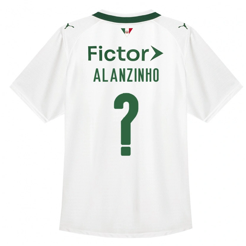 Danxen Kinder Alanzinho #0 Grün Weiß Auswärtstrikot Trikot 2026/27 T-Shirt