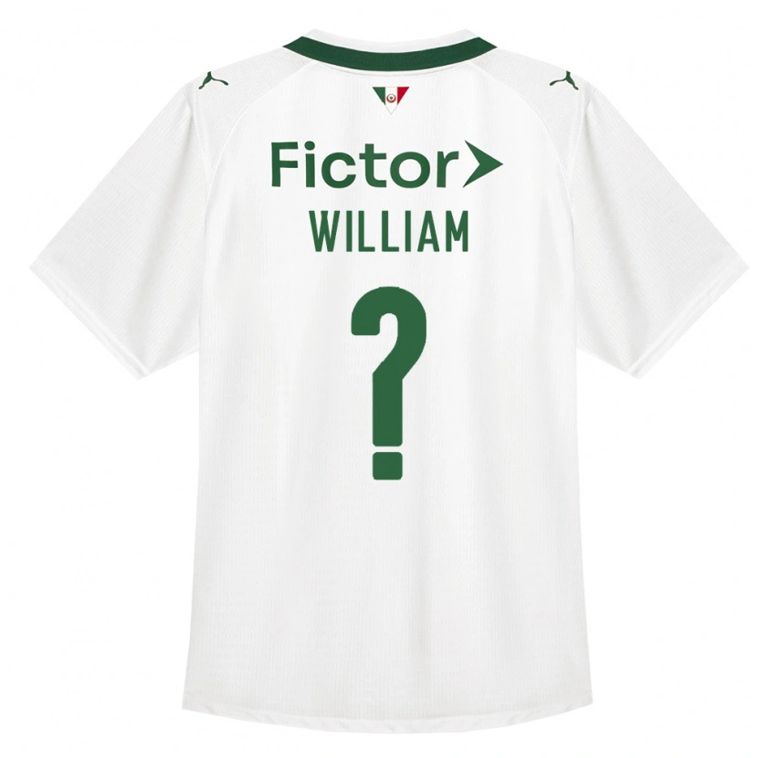 Danxen Kinder William #0 Grün Weiß Auswärtstrikot Trikot 2026/27 T-Shirt