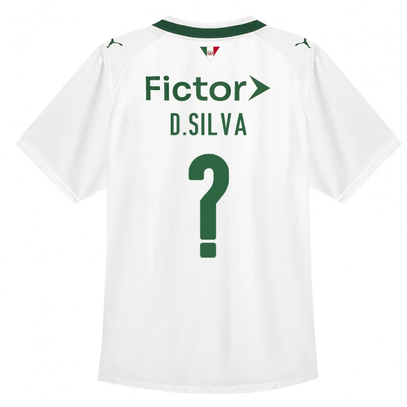 Danxen Kinder Daniel Silva #0 Grün Weiß Auswärtstrikot Trikot 2026/27 T-Shirt