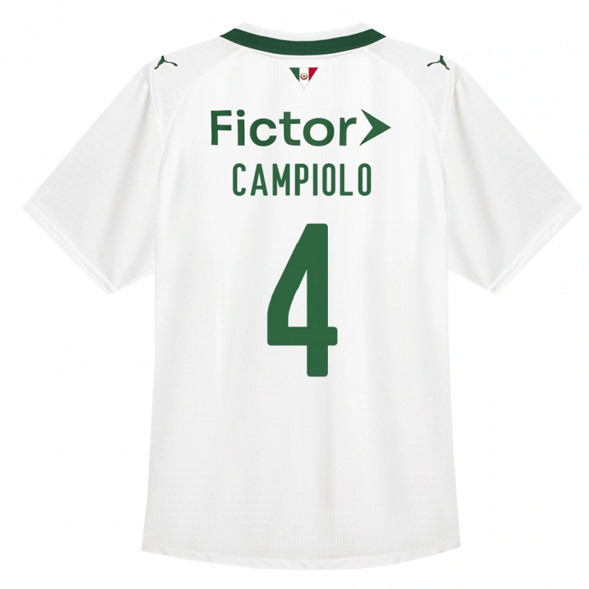 Danxen Kinder Giovanna Campiolo #4 Grün Weiß Auswärtstrikot Trikot 2026/27 T-Shirt