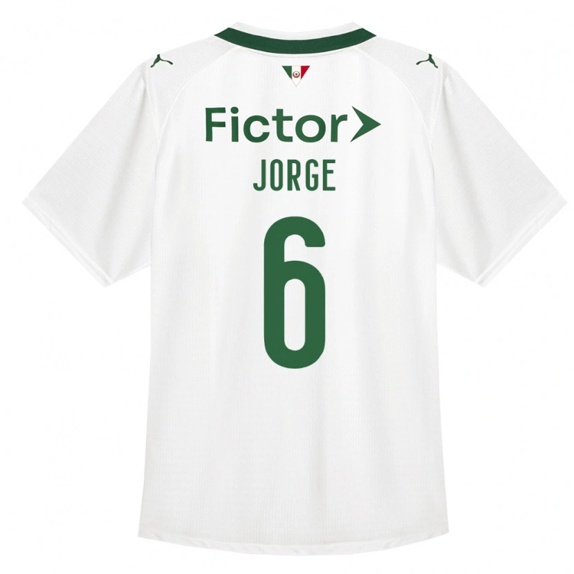 Danxen Kinder Jorge #6 Grün Weiß Auswärtstrikot Trikot 2026/27 T-Shirt