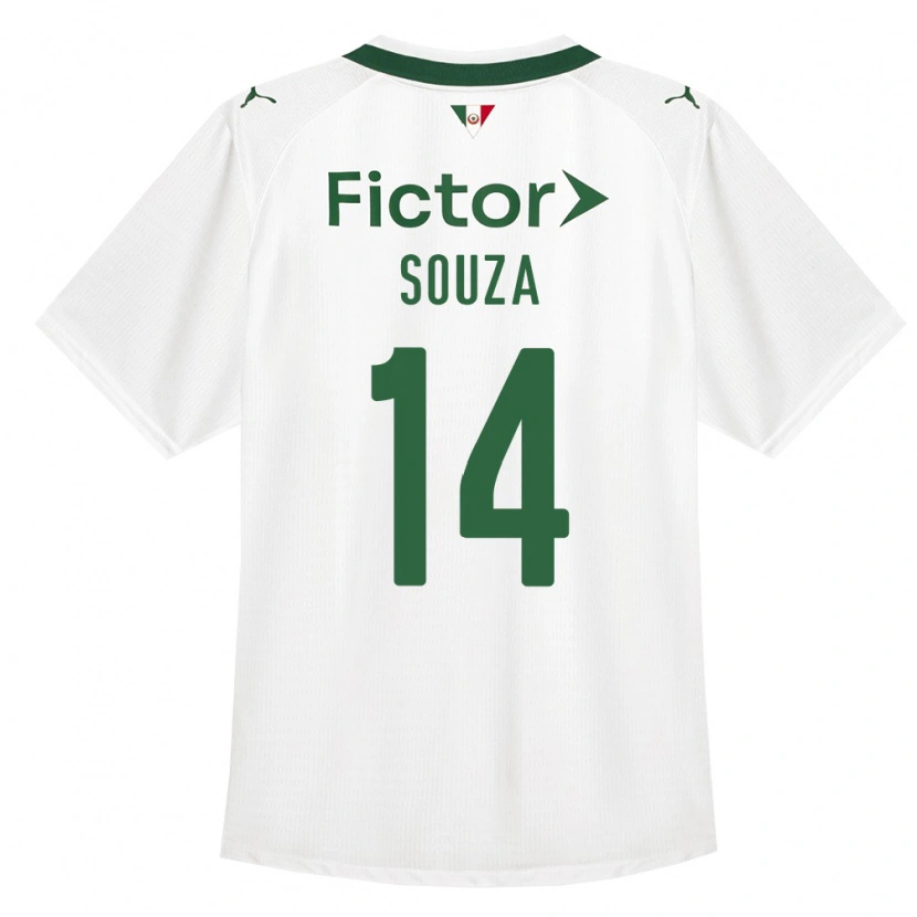 Danxen Kinder Luiz Fernando #14 Grün Weiß Auswärtstrikot Trikot 2026/27 T-Shirt