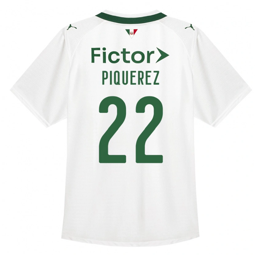Danxen Kinder Joaquín Piquerez #22 Grün Weiß Auswärtstrikot Trikot 2026/27 T-Shirt