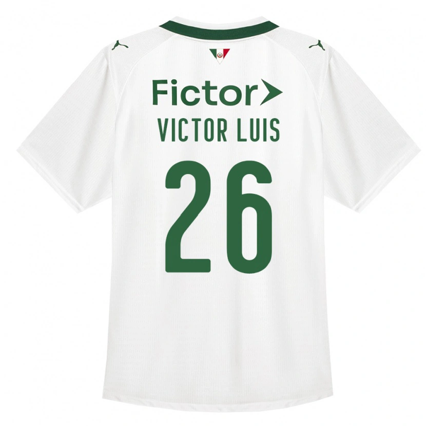 Danxen Kinder Victor Luis #26 Grün Weiß Auswärtstrikot Trikot 2026/27 T-Shirt