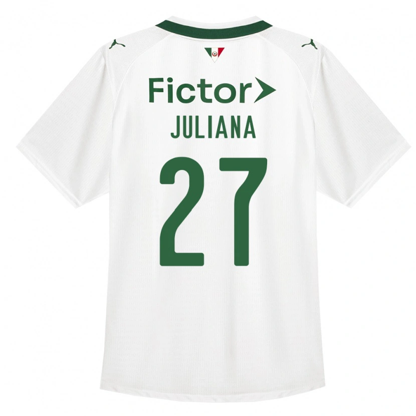 Danxen Kinder Juliana #27 Grün Weiß Auswärtstrikot Trikot 2026/27 T-Shirt