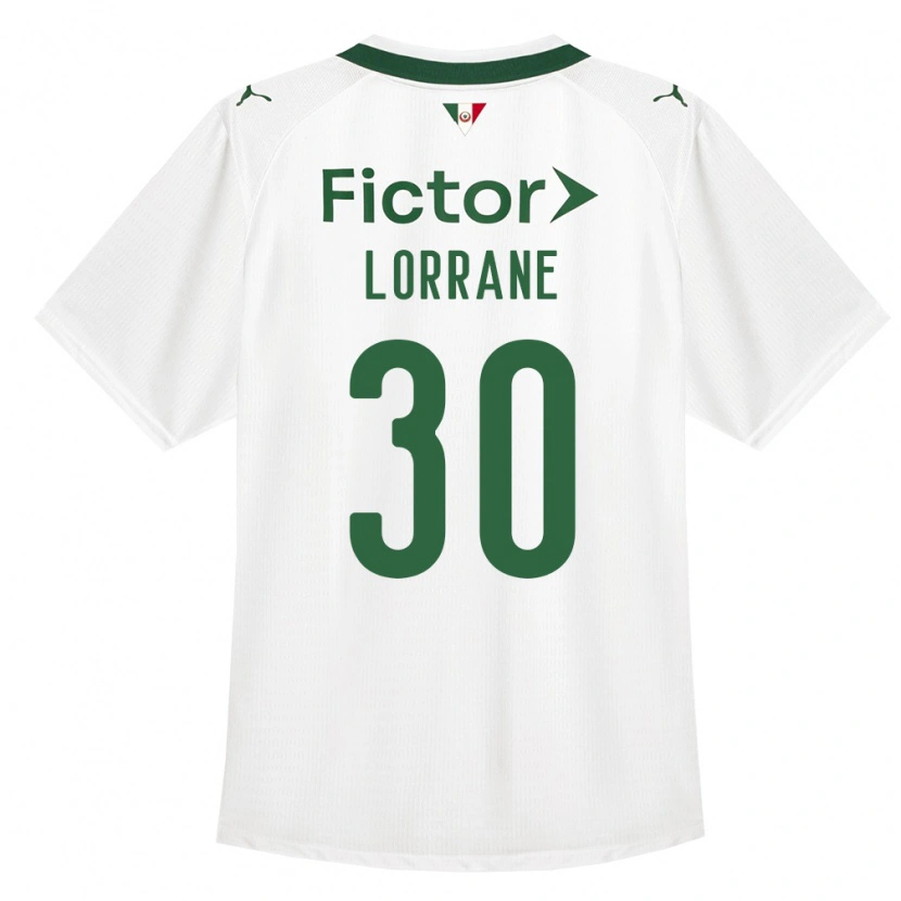 Danxen Kinder Lorrane #30 Grün Weiß Auswärtstrikot Trikot 2026/27 T-Shirt