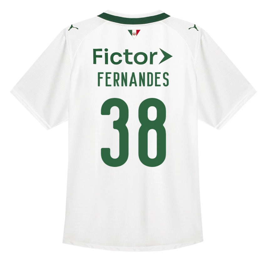 Danxen Kinder Matheus Fernandes #38 Grün Weiß Auswärtstrikot Trikot 2026/27 T-Shirt