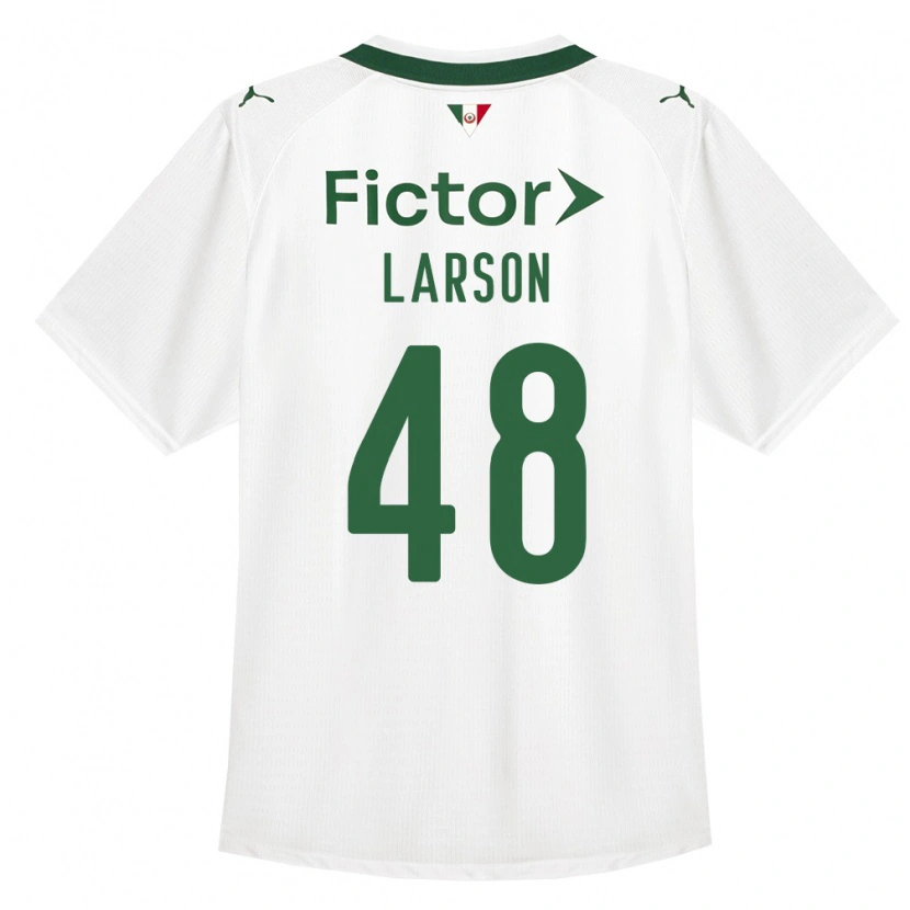 Danxen Kinder Larson Torna Ferreira Dos Santos #48 Grün Weiß Auswärtstrikot Trikot 2026/27 T-Shirt