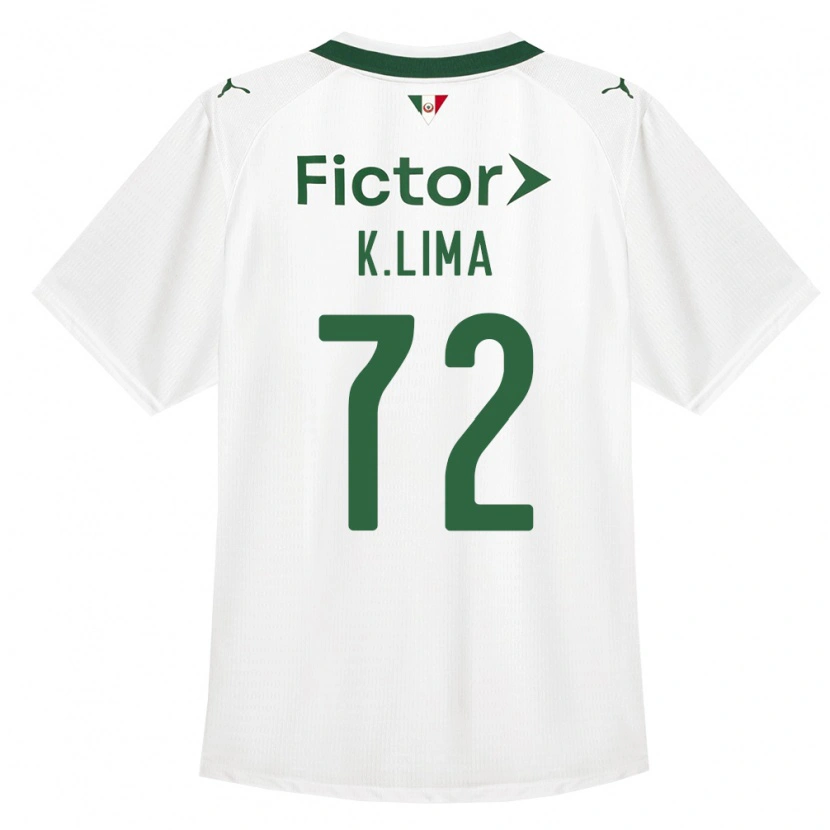 Danxen Kinder Kauan Lima #72 Grün Weiß Auswärtstrikot Trikot 2026/27 T-Shirt