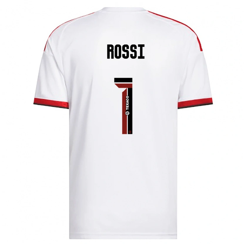 Danxen Kinder Agustín Rossi #1 Weiß Rot Schwarz Auswärtstrikot Trikot 2026/27 T-Shirt