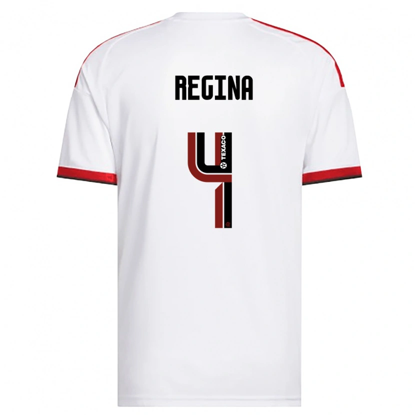 Danxen Kinder Thaís Regina #4 Weiß Rot Schwarz Auswärtstrikot Trikot 2026/27 T-Shirt
