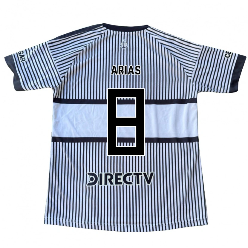 Danxen Kinder Agustina Arias #8 Weiß Schwarz Gelb Auswärtstrikot Trikot 2026/27 T-Shirt