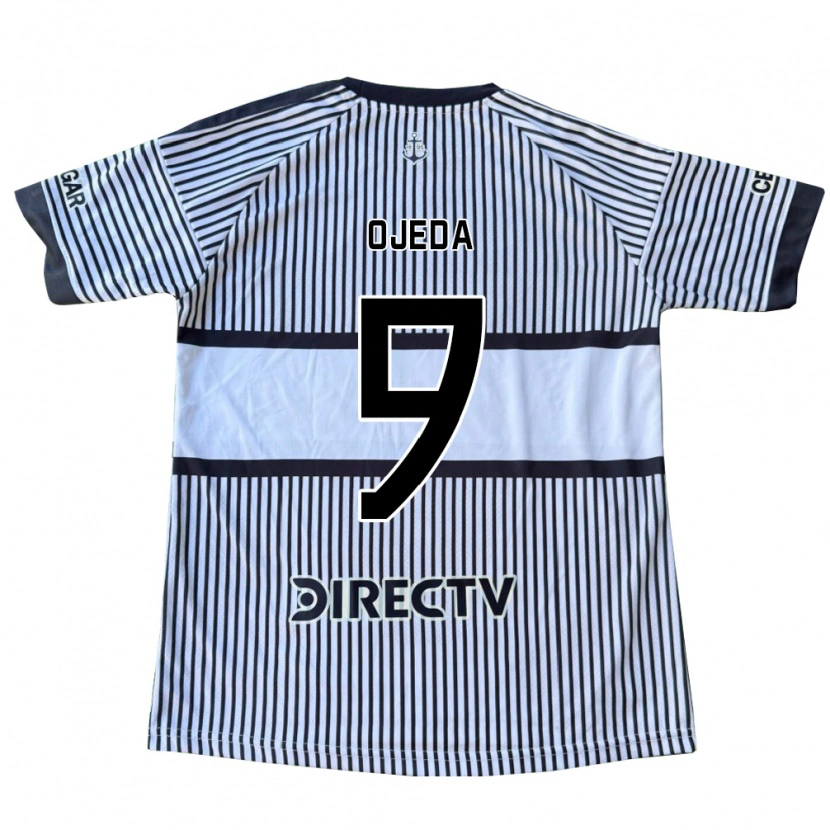 Danxen Kinder Andrea Ojeda #9 Weiß Schwarz Gelb Auswärtstrikot Trikot 2026/27 T-Shirt