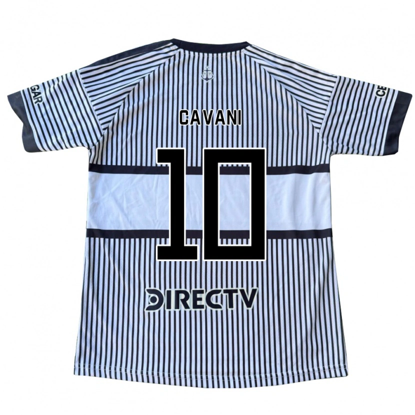 Danxen Kinder Edinson Cavani #10 Weiß Schwarz Gelb Auswärtstrikot Trikot 2026/27 T-Shirt