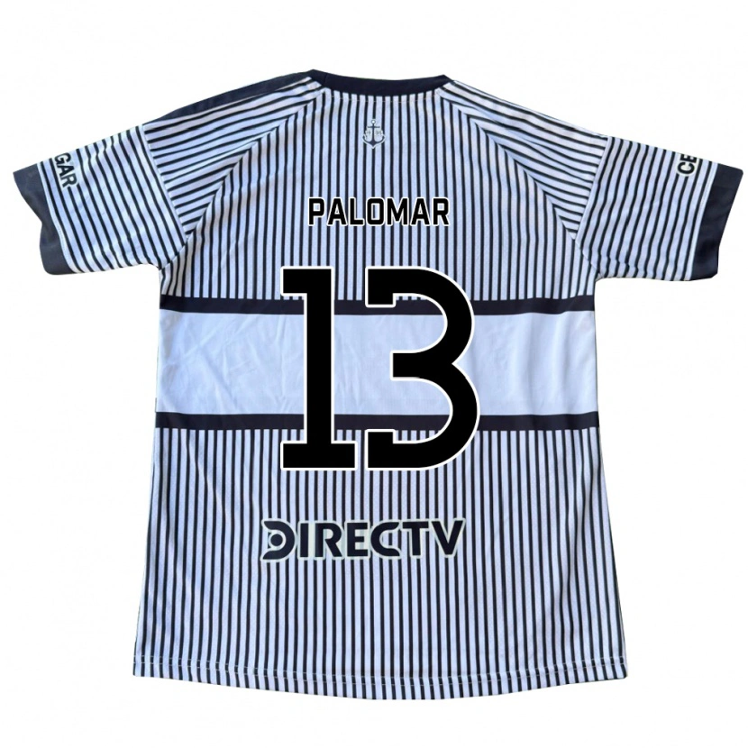 Danxen Kinder Estefania Palomar #13 Weiß Schwarz Gelb Auswärtstrikot Trikot 2026/27 T-Shirt