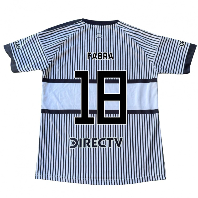 Danxen Kinder Frank Fabra #18 Weiß Schwarz Gelb Auswärtstrikot Trikot 2026/27 T-Shirt