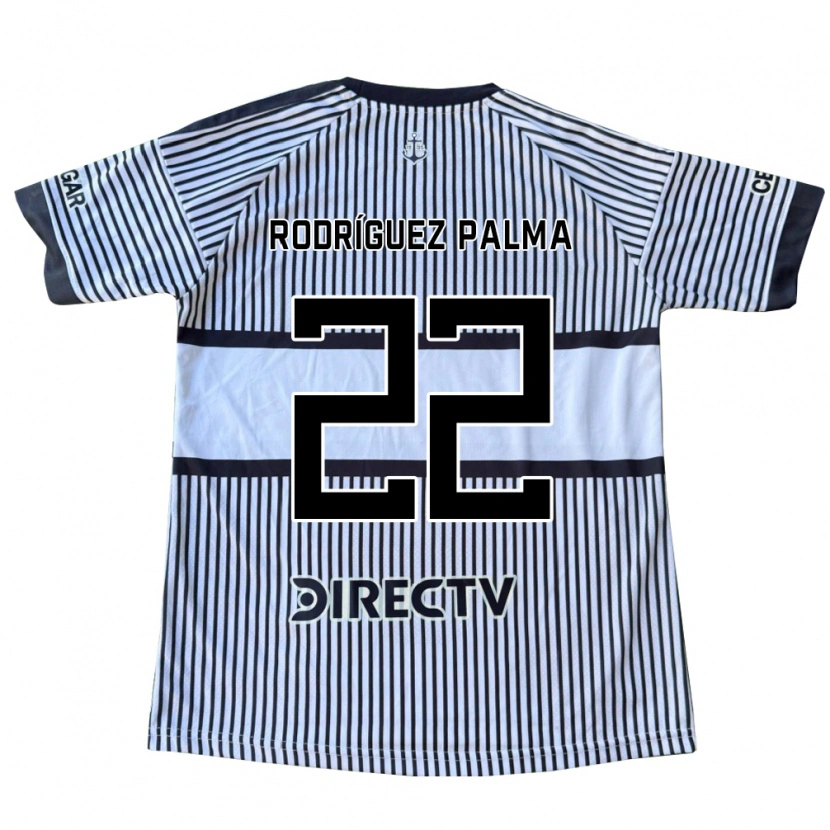 Danxen Kinder Joaquina Rodríguez Palma #22 Weiß Schwarz Gelb Auswärtstrikot Trikot 2026/27 T-Shirt