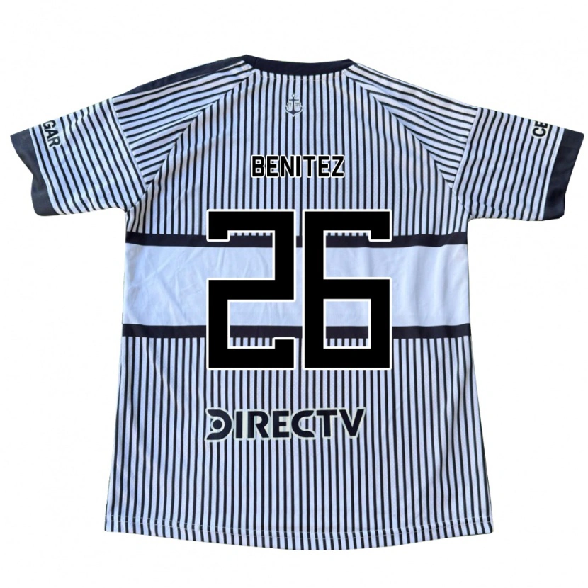 Danxen Kinder Lorena Benitez #26 Weiß Schwarz Gelb Auswärtstrikot Trikot 2026/27 T-Shirt