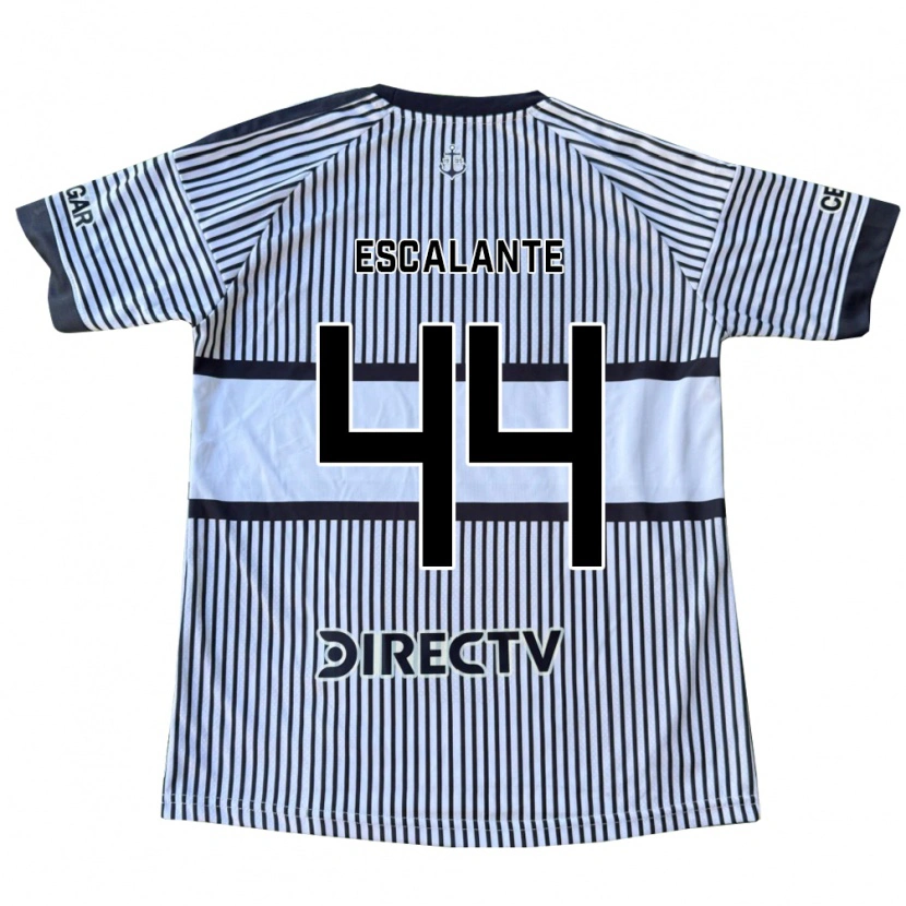 Danxen Kinder Israel Escalante #44 Weiß Schwarz Gelb Auswärtstrikot Trikot 2026/27 T-Shirt