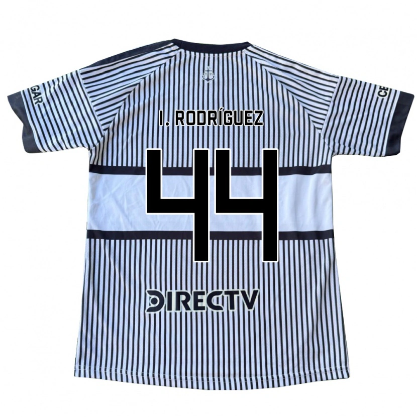 Danxen Kinder Ignacio Rodríguez #44 Weiß Schwarz Gelb Auswärtstrikot Trikot 2026/27 T-Shirt