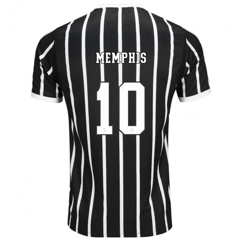 Danxen Kinder Memphis Depay #10 Schwarz Weiß Rot Auswärtstrikot Trikot 2026/27 T-Shirt