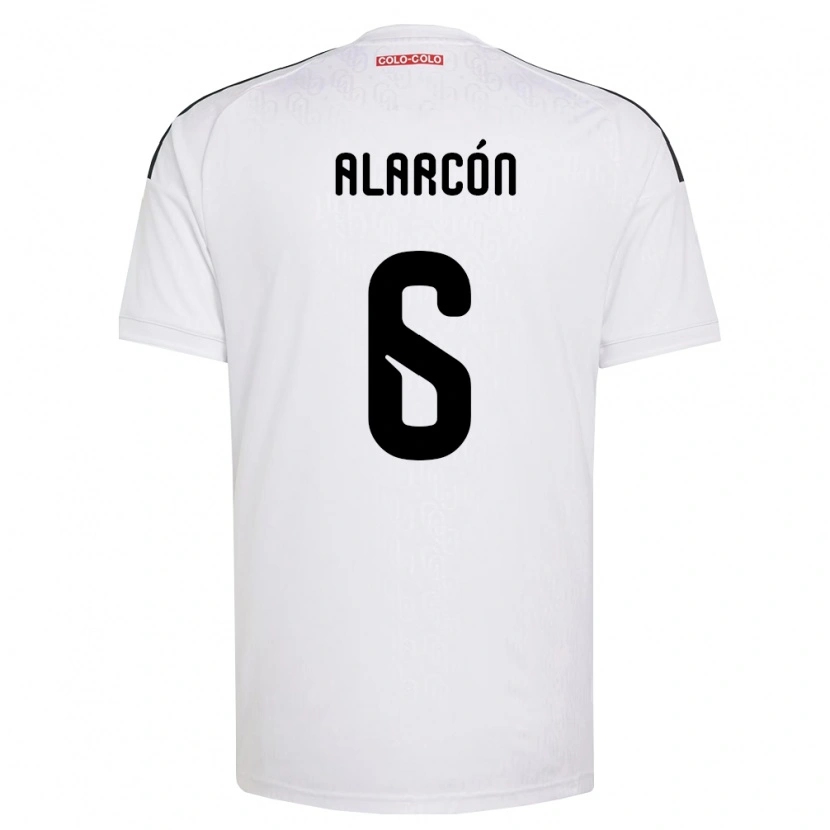 Danxen Herren Tomás Alarcón #6 Weiß Schwarz Heimtrikot Trikot 2026/27 T-Shirt