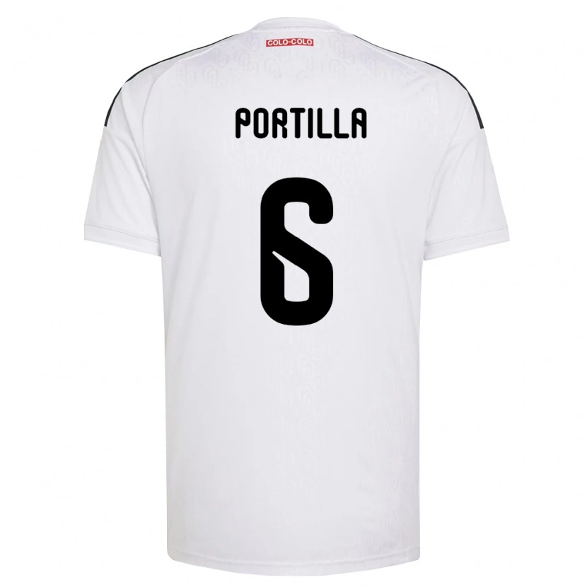 Danxen Herren Dylan Portilla #6 Weiß Schwarz Heimtrikot Trikot 2026/27 T-Shirt