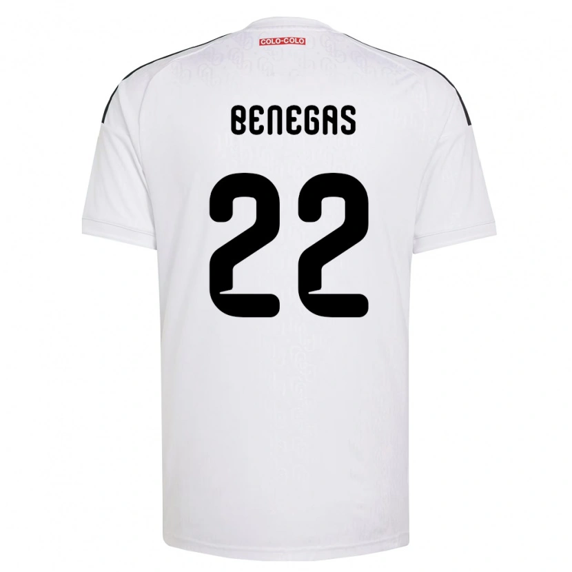 Danxen Herren Leandro Benegas #22 Weiß Schwarz Heimtrikot Trikot 2026/27 T-Shirt