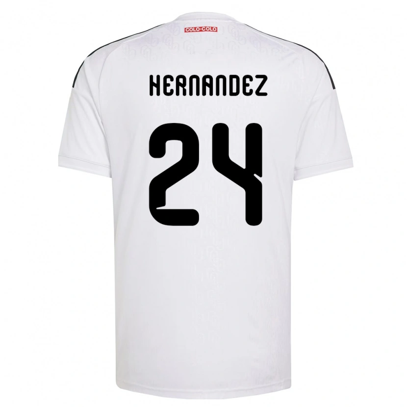 Danxen Herren Leandro Hernández #24 Weiß Schwarz Heimtrikot Trikot 2026/27 T-Shirt