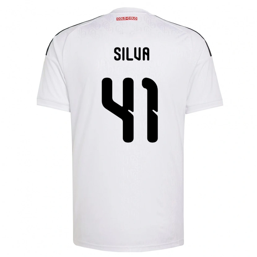 Danxen Herren Bastián Silva #41 Weiß Schwarz Heimtrikot Trikot 2026/27 T-Shirt