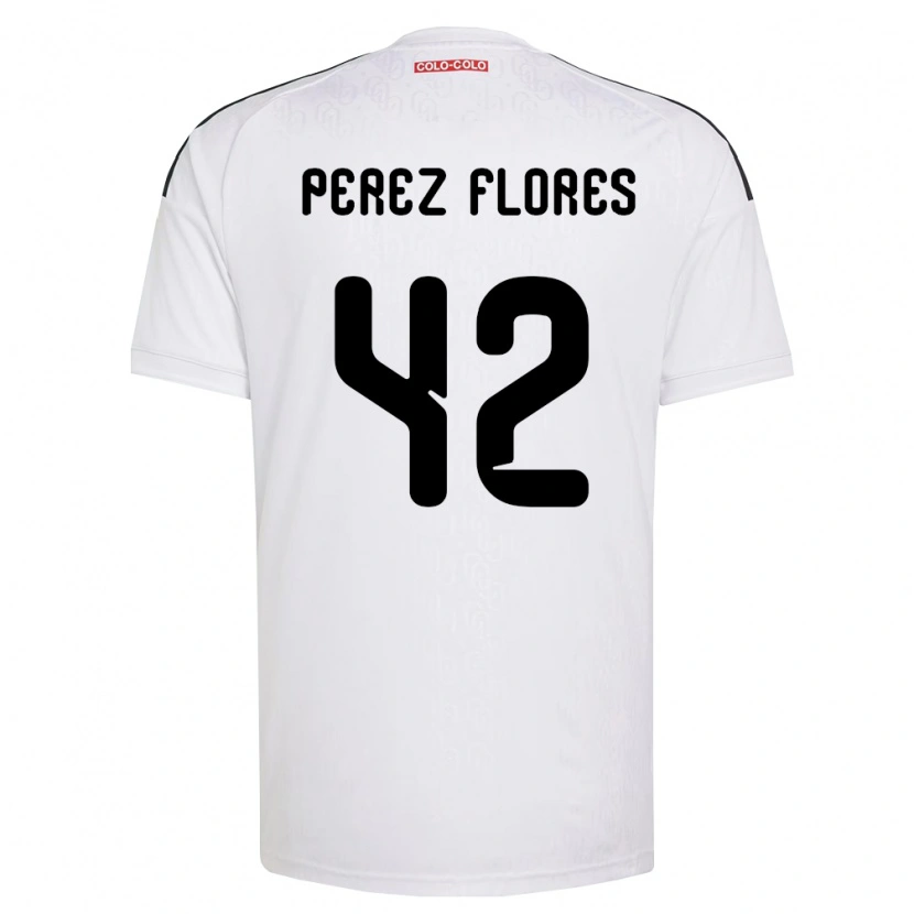 Danxen Herren Benjamín Pérez #42 Weiß Schwarz Heimtrikot Trikot 2026/27 T-Shirt