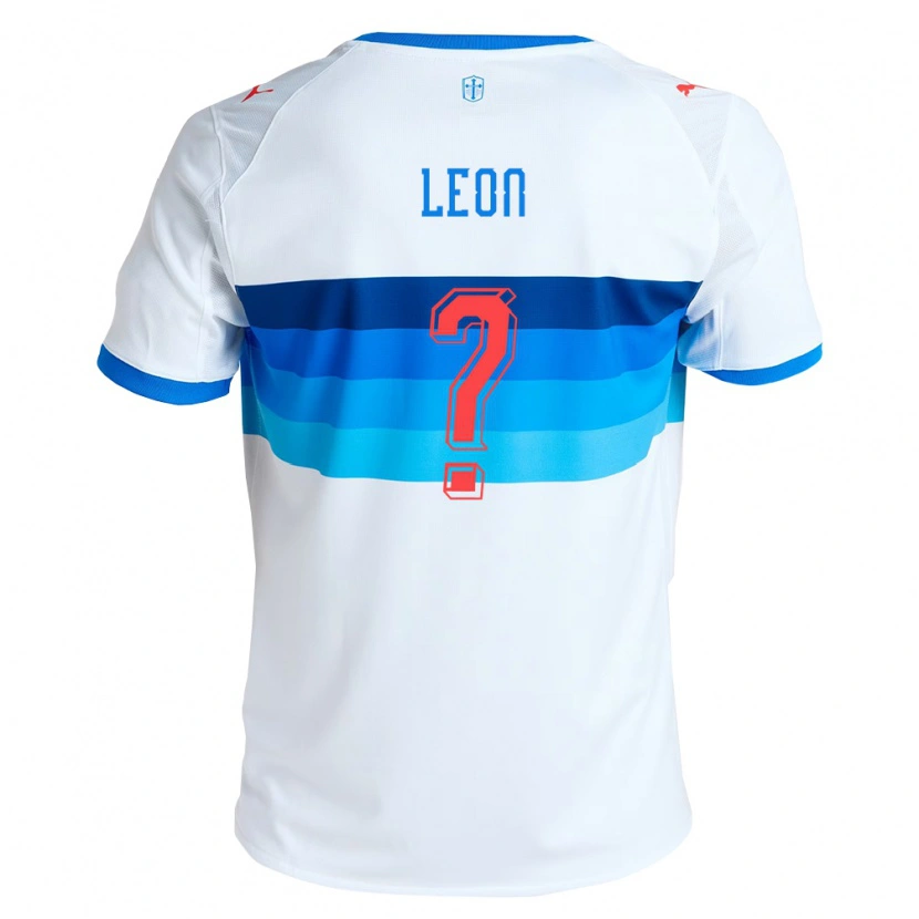 Danxen Herren Vasco León #0 Weiß Himmelblau Heimtrikot Trikot 2026/27 T-Shirt
