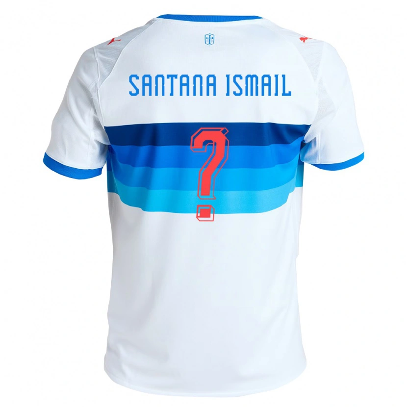 Danxen Herren Benjamin Santana Ismail #0 Weiß Himmelblau Heimtrikot Trikot 2026/27 T-Shirt