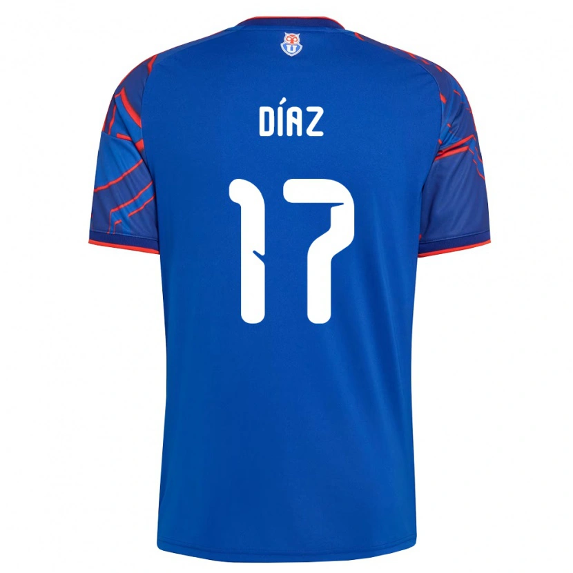 Danxen Herren Benjamín Díaz #17 Königsblau Rot Heimtrikot Trikot 2026/27 T-Shirt