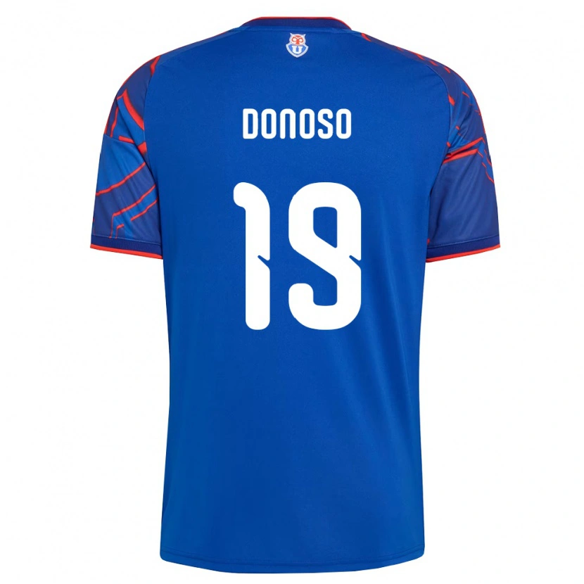 Danxen Herren Fabián Donoso #19 Königsblau Rot Heimtrikot Trikot 2026/27 T-Shirt